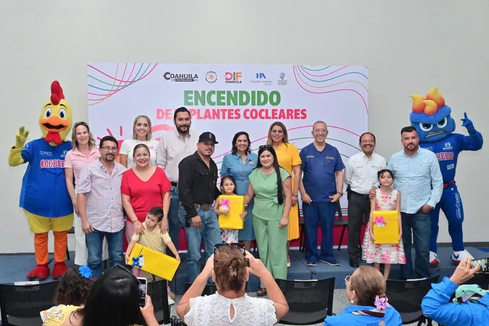 Dan nueva oportunidad auditiva a tres menores de Coahuila