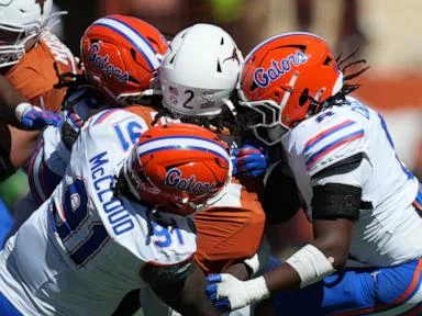 Tramell Jones Jr. leads Florida to 27-24 upset win over No. 7 Texas in first career start