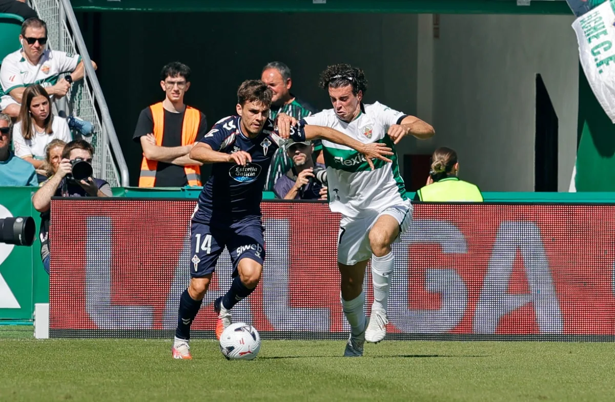 Acelerón insuficiente para Elche y Celta
