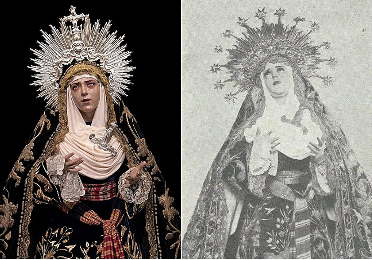 La Virgen del Mayor de la Carretería, como a principios del siglo XX