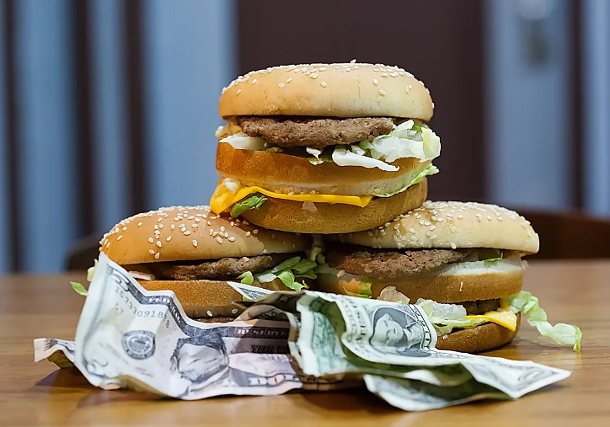 El lujo de una hamburguesa