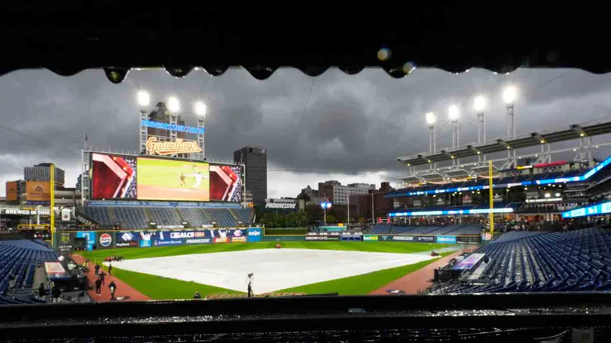 Game 4 of ALCS between Rays, Guardians postponed due to rain