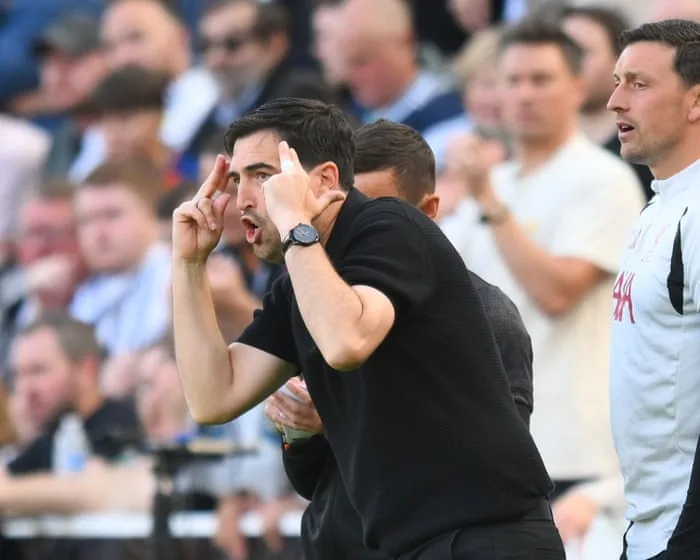 Iraola ‘wouldn’t have signed up for this result’ but relieved for Liverpool to earn point