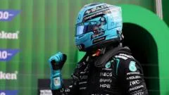 Russell on pole position for Dutch GP sprint race