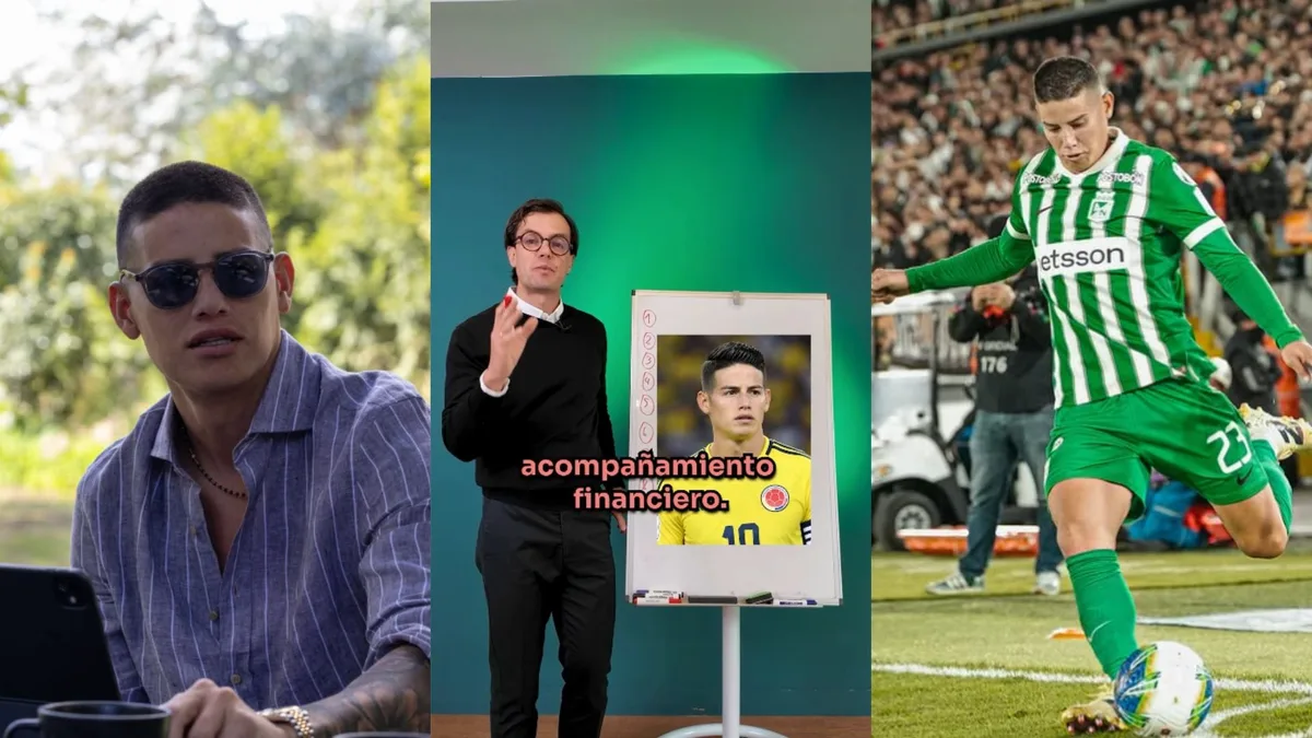 James Rodríguez, jugador de Atlético Nacional, recibió un posible asesoramiento para manejar sus finanzas