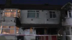 Man arrested travelling to France after one dead and eight injured in London house fire