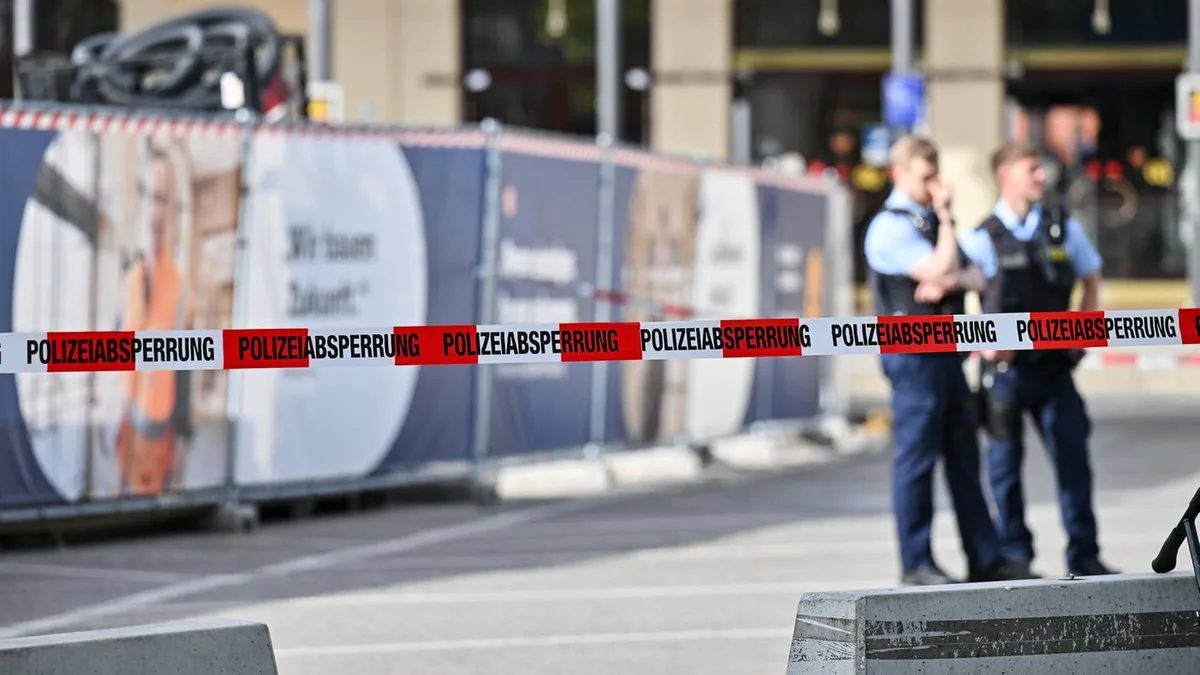 Polizeieinsatz: Bahnhof in Augsburg nach Explosion wieder freigegeben – zwei Verletzte