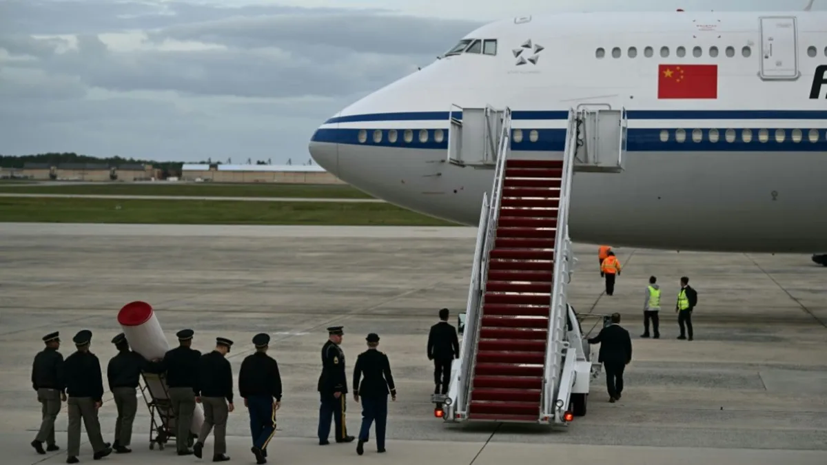 Chinas Präsident Xi zu Staatsbesuch in den USA eingetroffen