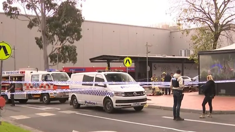 Woman killed after car ploughs into Melbourne shopping centre