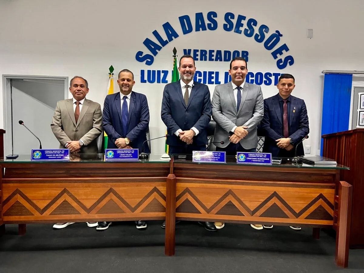 Elter Nóbrega é reeleito presidente da Câmara Municipal de Cruzeiro do Sul