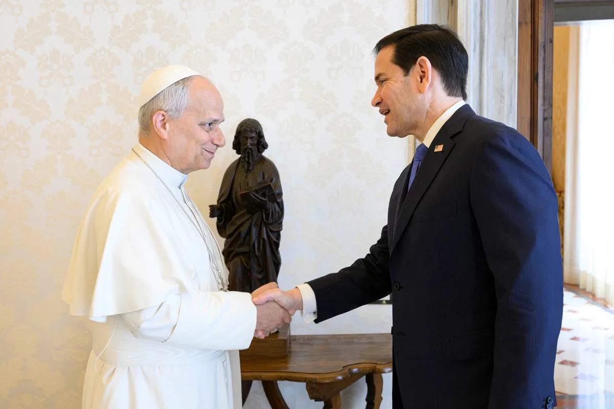 Marco Rubio expresó su apoyo al papa León XIV tras el diagnóstico de cáncer de pulmón