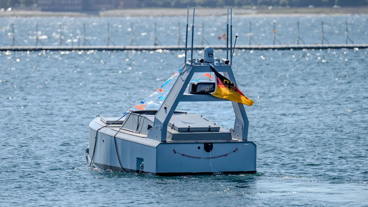 Seedrohnen aus Flensburg: Mit der „Seetaube“ gegen Russlands Schattenflotte