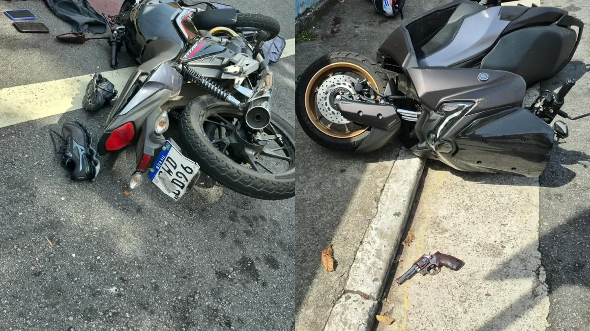 Vídeo mostra momento em que filho de policial civil é baleado no peito durante tentativa de roubo em SP