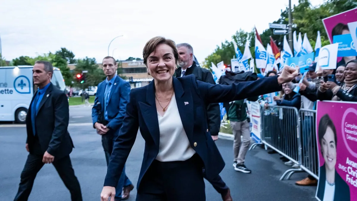 Christine Fréchette on the defensive over CAQ record during Quebec debate