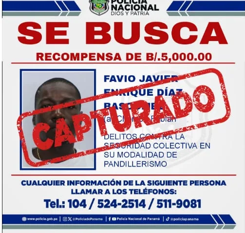 Alias “Chombón”, uno de los más buscados de Panamá, fue capturado en Costa Rica