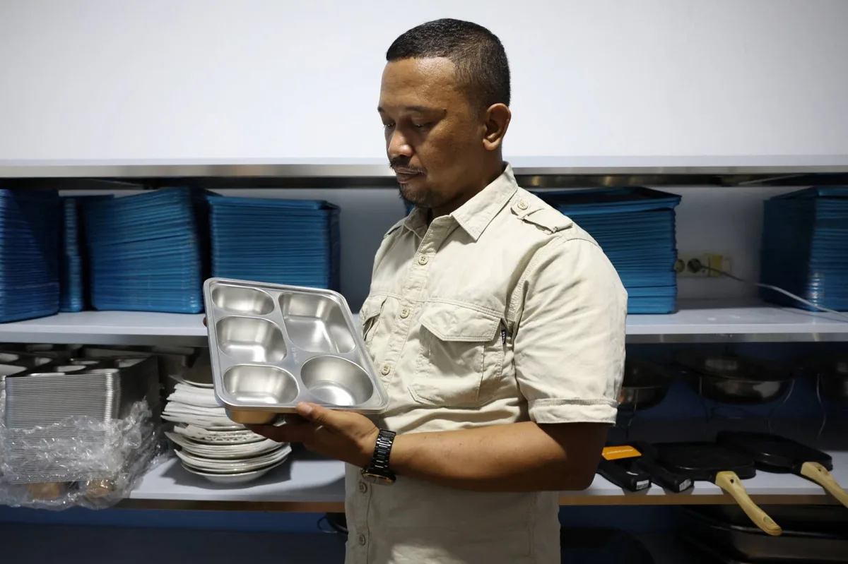 Indonesia’s flagship free meals initiative leaves kitchen investors deep in debt