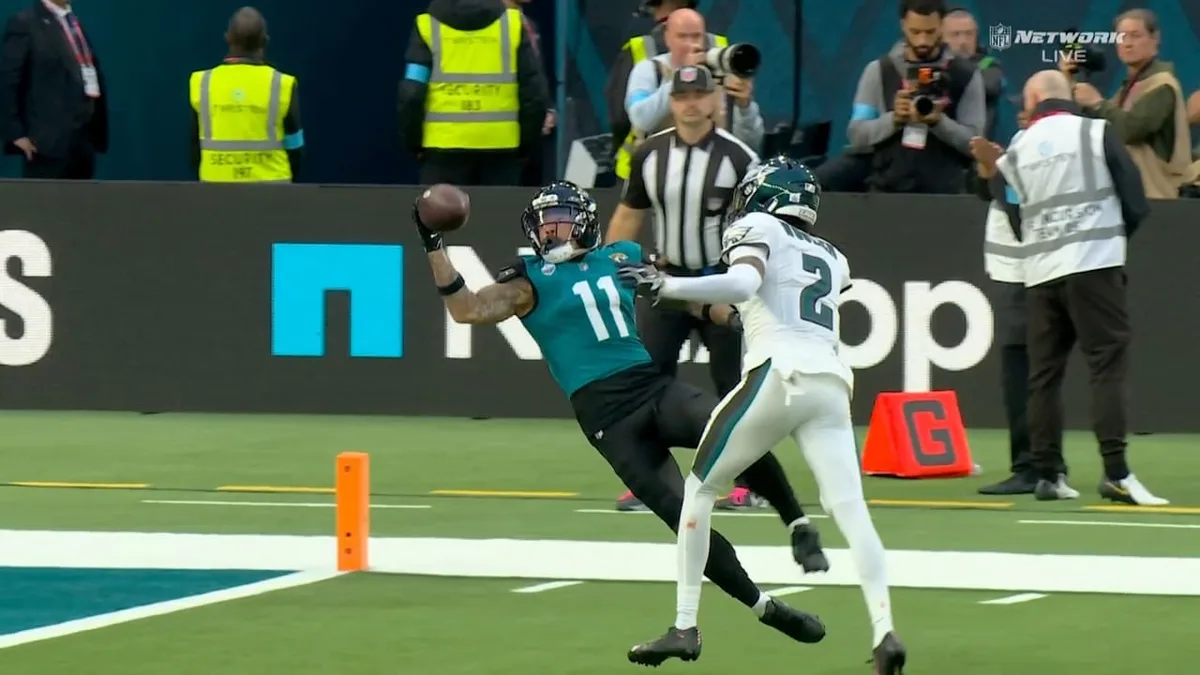 Bei London-Spektakel - Monster-Catch lässt NFL-Fans ausrasten