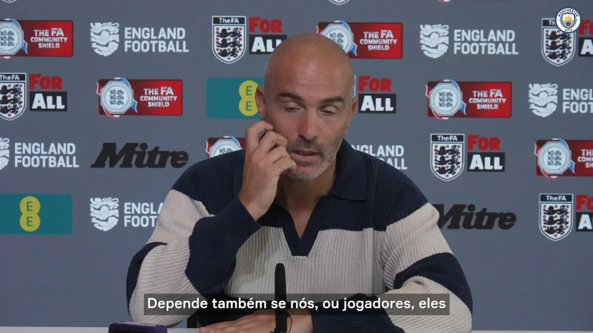 Treinador do Manchester City, Maresca pausa mercado de transferências de olho na Supercopa da Inglaterra
