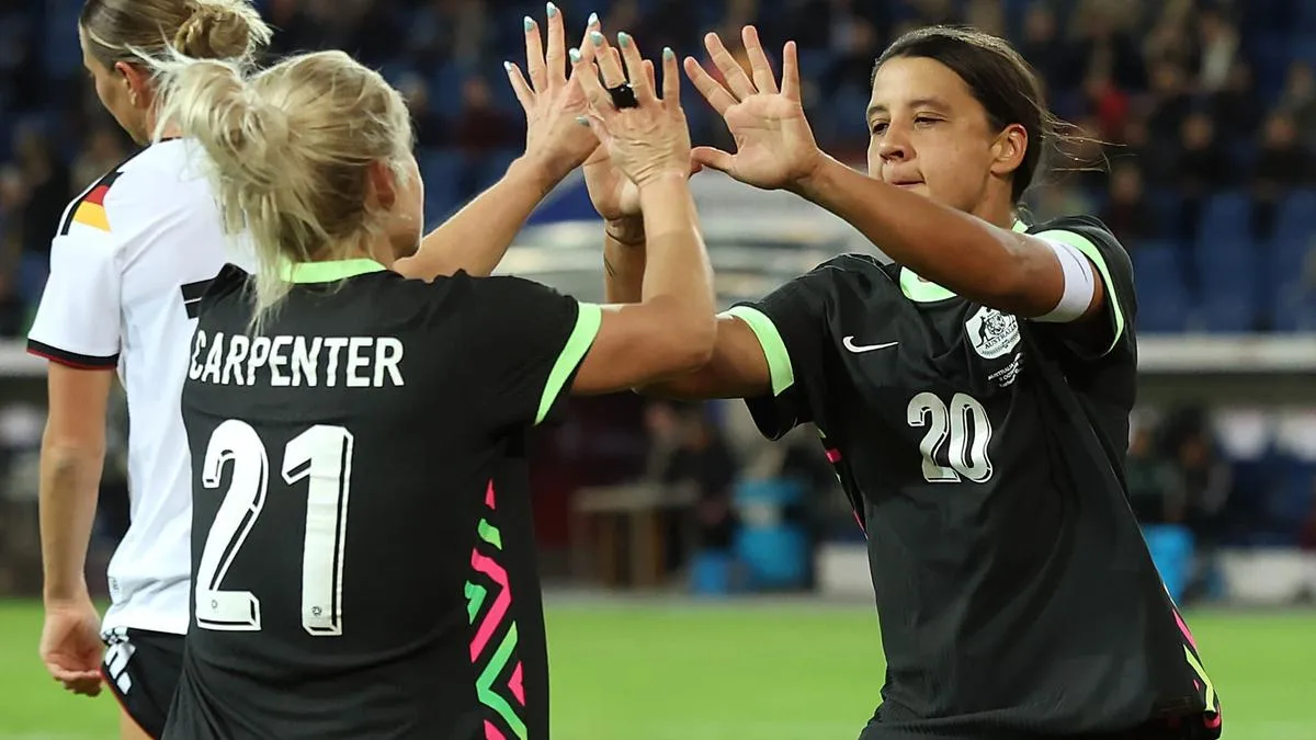 Matildas handed World Cup reality check as dominant Germany seal 4-2 win in Karlsruhe