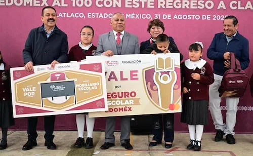 Más de mil 300 elementos protegen el regreso a clases de 4.2 millones de estudiantes en el Edomex