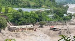 Heavy casualties feared as flash flood sweeps across parts of northern Nepal