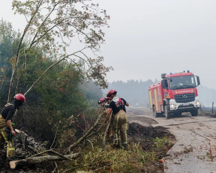 Wildfires rage in France and Greece as Belgium tackles enormous blaze – Europe live