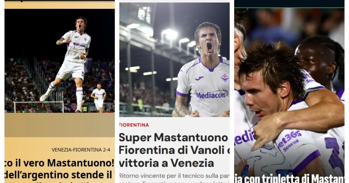 "Súper Mastantuono" y "este es el verdadero": los medios de Italia rendidos ante el hat-trick de Franco