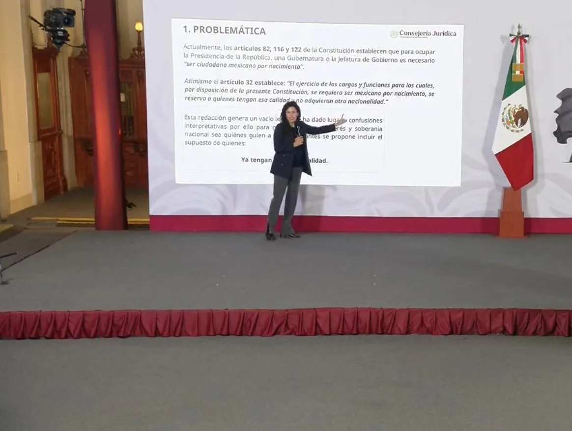 Presenta Gobierno de Sheinbaum iniciativa para que renuncien a doble nacionalidad como candidatos a gobernadores y presidentes