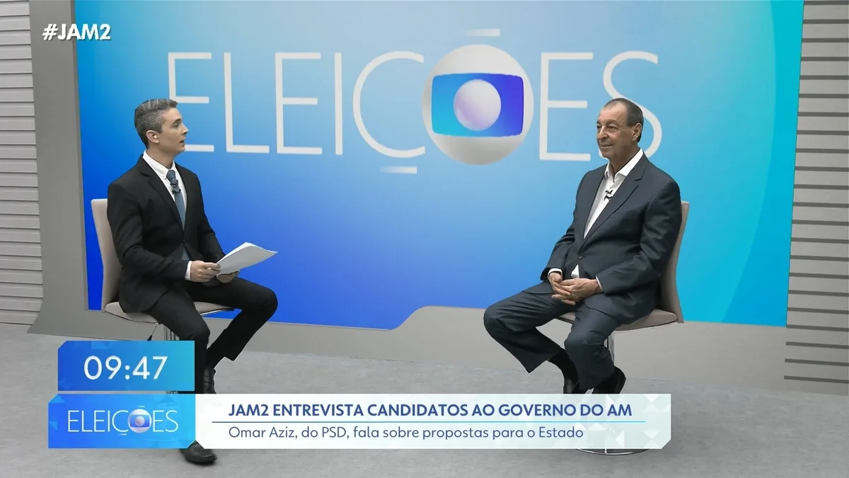 VÍDEOS: Omar Aziz é entrevistado no Jornal do Amazonas 2ª edição