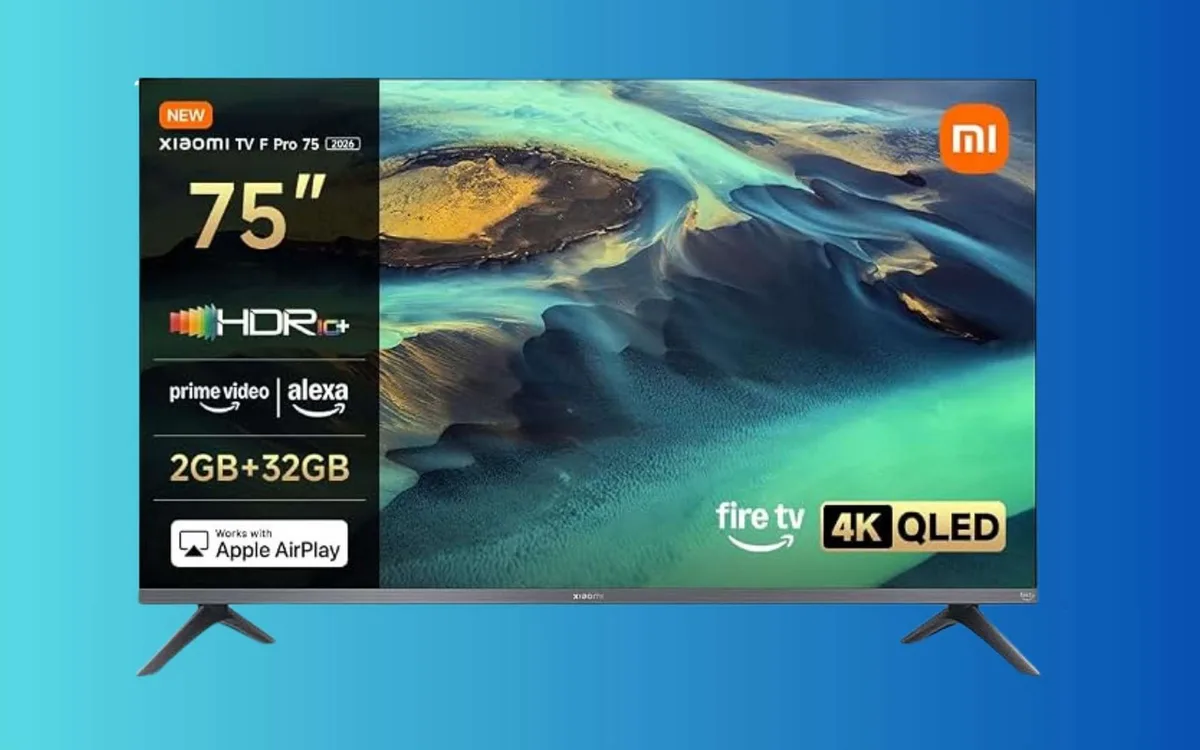 189 cm de QLED 4K pour 509 € : Amazon baisse le prix de cette Smart TV Xiaomi ultra moderne