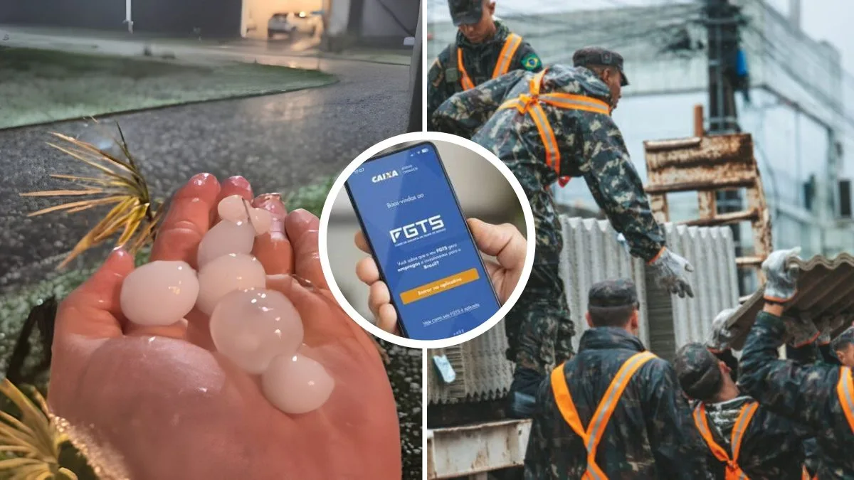 Saque Calamidade de até R$ 6.220 do FGTS é liberado em cidade da Grande Florianópolis mais atingida por temporal de granizo; saiba se você tem direito