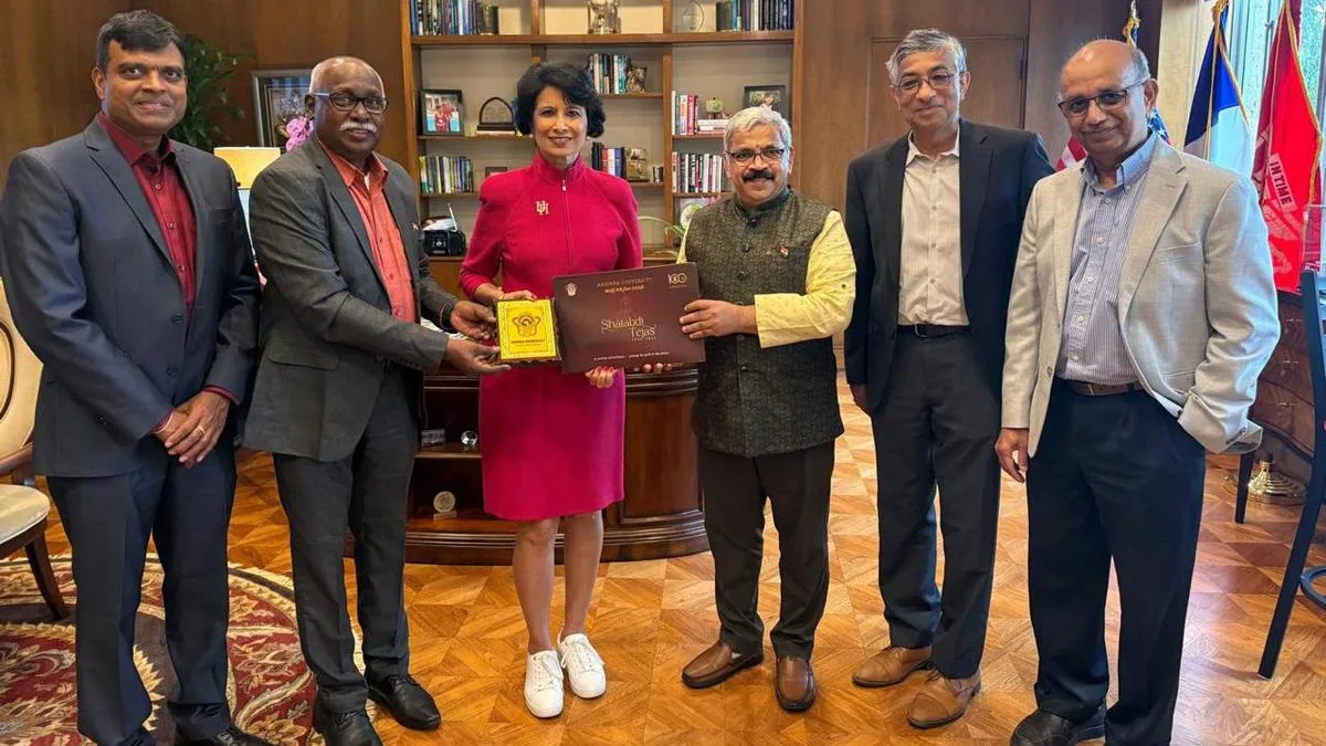 Andhra University delegation in U.S. for centenary outreach; MoU with University of Houston on the table