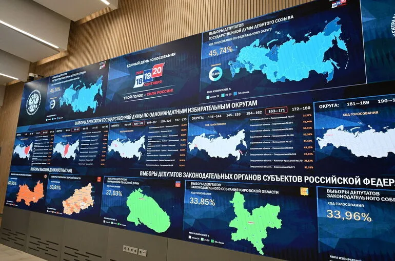 Явка на выборах по России составляет 48,27%