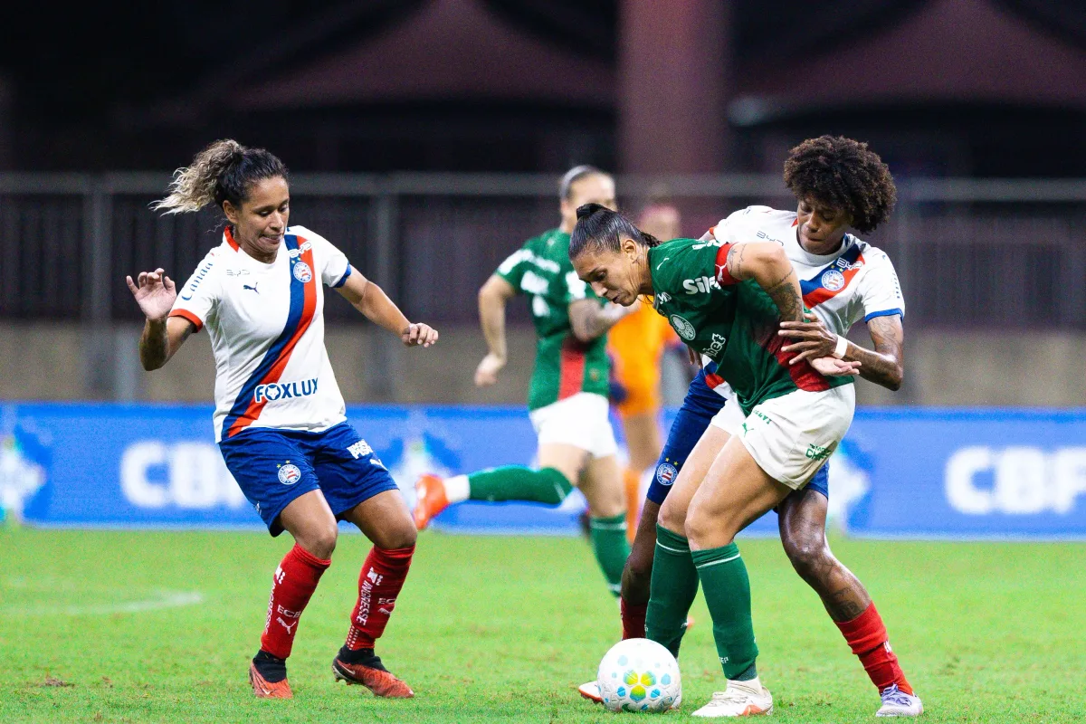 Bia Zaneratto lamenta pênalti perdido em empate do Palmeiras com o Bahia