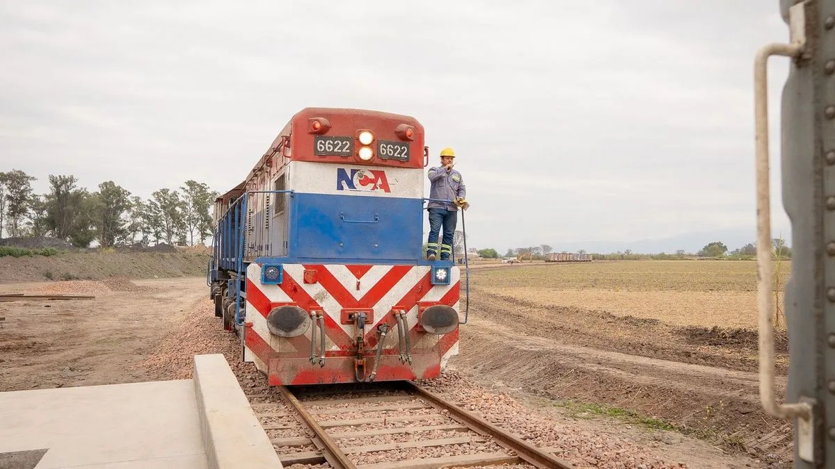 Los Balcanes reactivó el ferrocarril en Cruz Alta para potenciar las exportaciones de azúcar