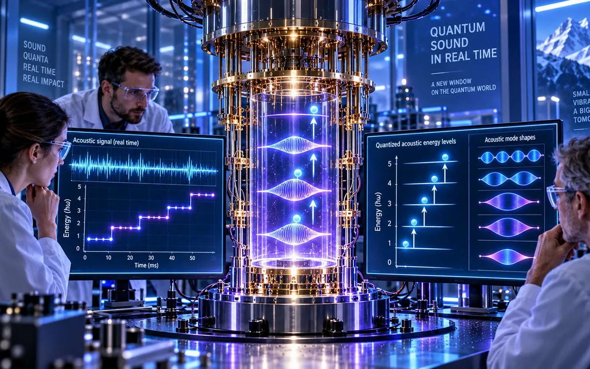 Pour la première fois, des physiciens ont observé les sauts quantiques du son en temps réel