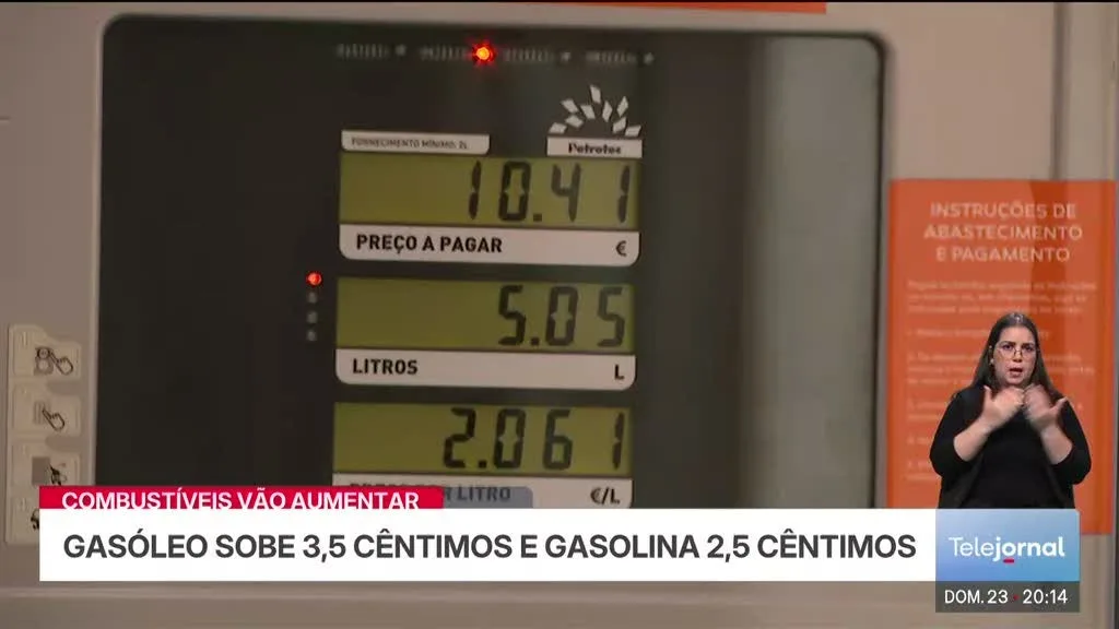 Combustíveis voltam a aumentar às 00h00 de segunda-feira