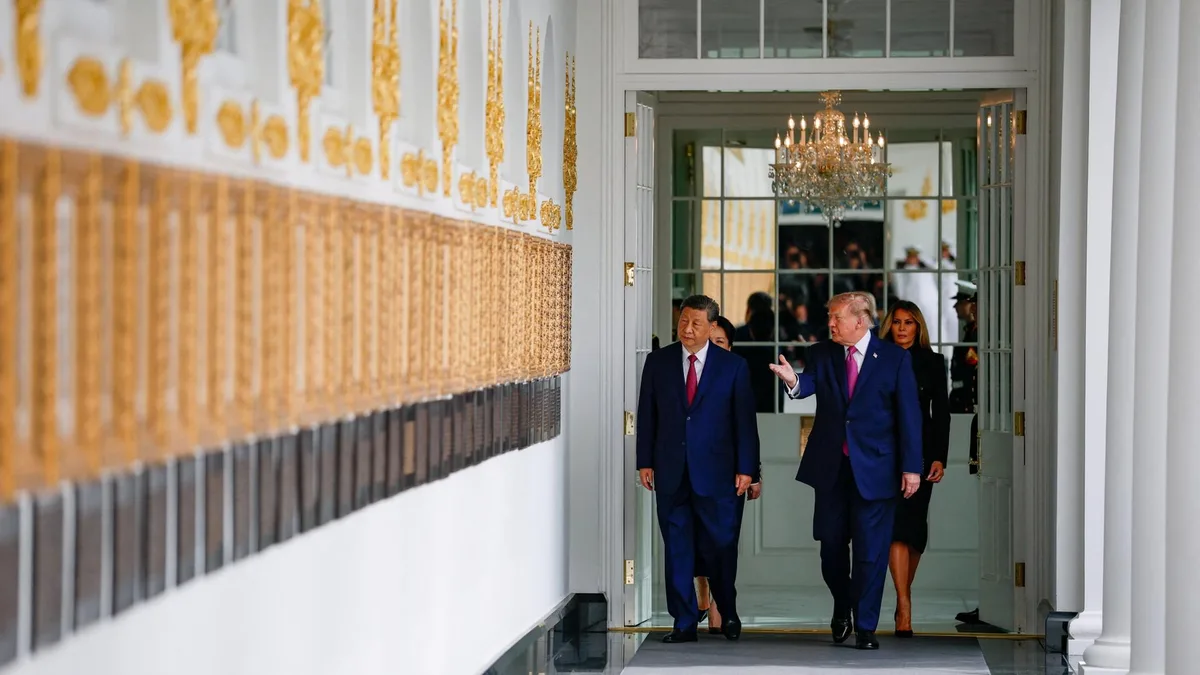 Prunk und Pandas: Trump empfängt Xi in Washington