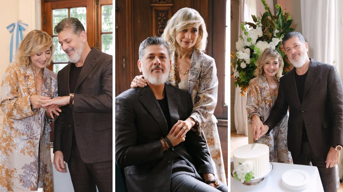 Las 30 mejores fotos del casamiento civil de Andrea Ghidone y Pablo Otero