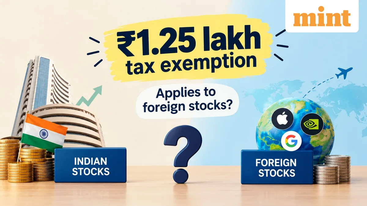 Made profits on Apple or Nvidia shares? Here's whether you can claim the ₹1.25 lakh tax exemption in India