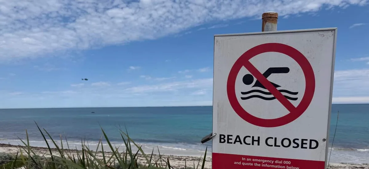 Beaches closed after man dies in shark attack near Perth