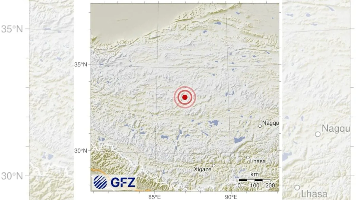 Terremoto de magnitude 4,9 atinge Tibete após inundações