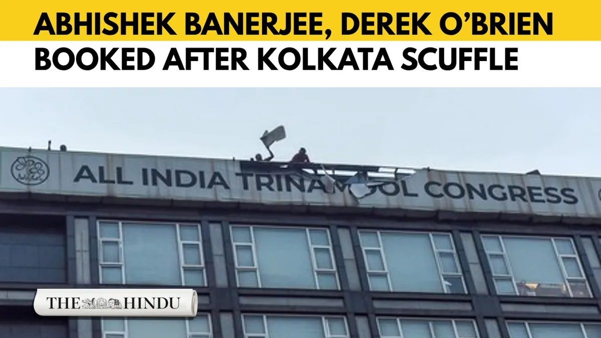 Abhishek Banerjee, Derek O’Brien booked after scuffle at TMC office in Kolkata