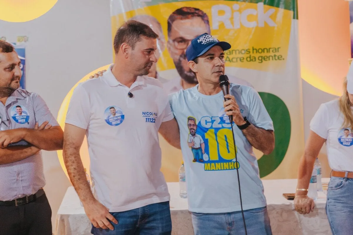 Nicolau Júnior participa de ato de Zequinha Lima em Cruzeiro do Sul