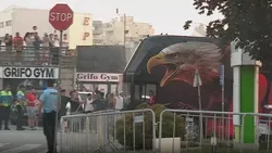 VÍDEO: Benfica recebido por muitos adeptos na chegada a Gaia