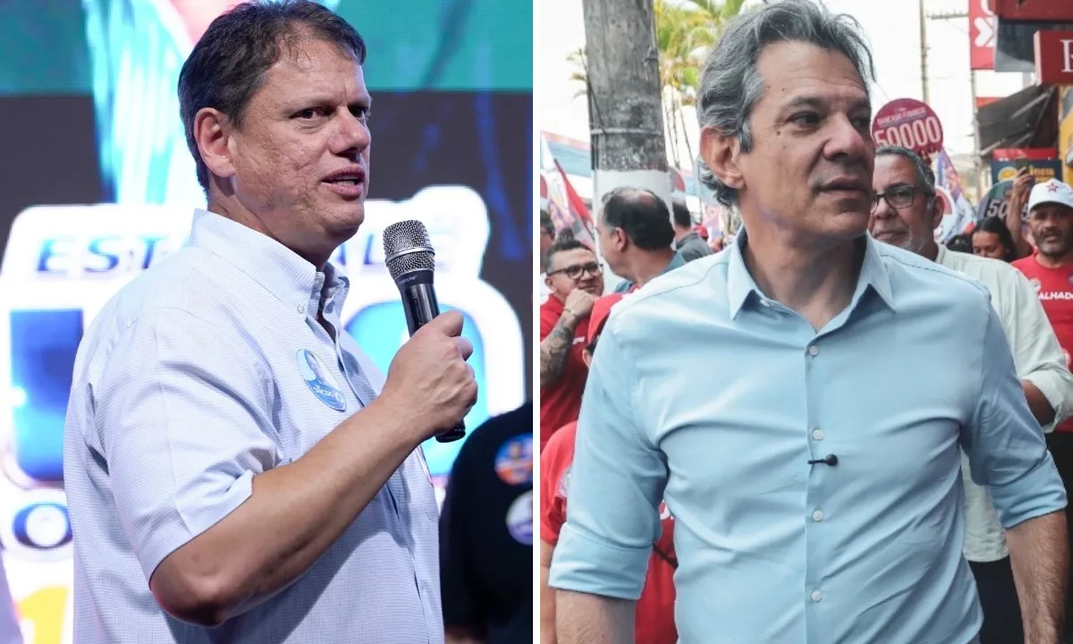 Haddad leva Lula à TV e critica Tarcísio; governador destaca obras e não usa Flávio Bolsonaro na estreia do horário eleitoral