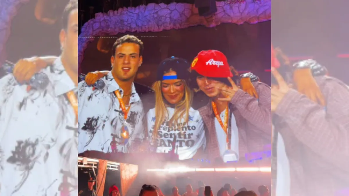 Karol G invitó al escenario a Los Menor3s para bailar el trend de BbY WOW en Boston