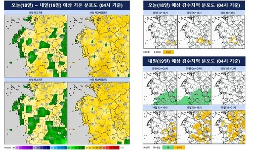 대전·충남 오후에 소나기…낮 기온 31∼33도