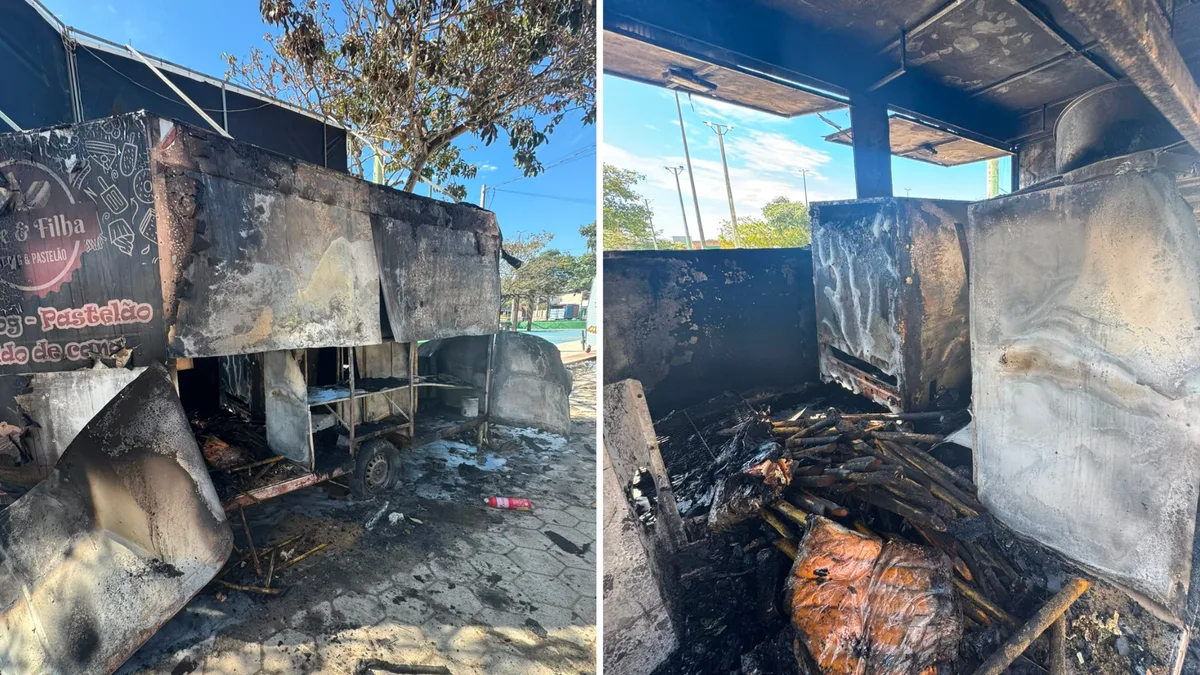 Incêndio destrói trailer de lanches e causa prejuízo de R$ 80 mil em São Mateus