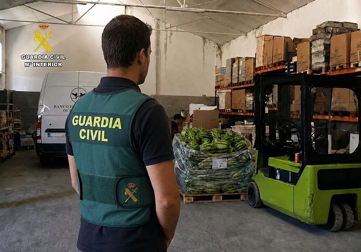 Roban en el Banco de Alimentos de Palencia productos por valor de 10.000 euros y los intentan vender en Parla